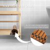 manufacturer direct strand woven bamboo bath mat bathroom rugs floor wood shower bathtub waterproof non slip accessories 16x24 inch easy to clean, suitable for outdoor, dark color, 1 pc trade price