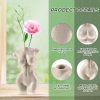 oem/odm services body vase female form female form body flower vase cute bud flower vases body vase white vase modern chic decor for flowers, boho home, feminist decor and office affordable bulk deals