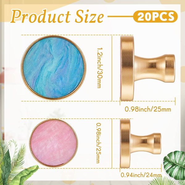 competitive pricing 20 pcs brushed gold shell decorative wall hooks bathroom towel hook hanger cute hat hooks brass hanging knobs for walls round coat hooks for key purse girls clothing hotel coat, 1 , 1.2 , wall mounted one-stop wholesale