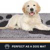global sourcing purrugs dirt trapper door mat 20" x 31.5", non-skid/slip machine washable microfiber entryway rug, dog door mat, super absorbent welcome mat for muddy wet shoes and paws, grey oem/odm services