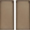bulk purchase madison park wall art living room décor - birch palms botanical carved design, home accent modern kitchen dining decoration, ready to hang panel for bedroom, 16" w x 32" h, dark brown 2 piece trade price