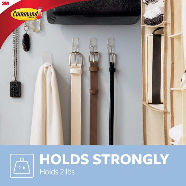competitive pricing command medium clear wire toggle hooks,10 hooks and 12 command strips, damage free hanging wall hooks with adhesive strips, adhesive hooks for hanging christmas decorations, holds up to 2 lb one-stop wholesale