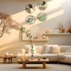 bulk purchase qunclay 4 pcs boho wall art wooden bohemian wall decor hanging art nursery wall decor farmhouse geometric hanging decor 10 inch aesthetic wood minimalist wall art for apartment bedroom (elegant) trade price