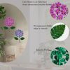 factory direct wotieuns metal flowers wall decor metal flowers outdoor decor metal art wall flowers wall decor suitable hanging for patio fence garden yard indoor and outdoor set of 2 volume discount