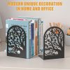 supplier direct vfine bookends for shelves decorative 1 pair, tree metal bookends, book holder for shelf, unique black book stoppers for shelves, home decorative book ends wholesale prices
