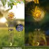 producer to buyer jyps sun moon solar wind chimes for outside crackle glass ball waterproof wind chimes outdoor clearance deep tone garden decor birthday unique gifts for women mom grandma windchimes gardening discounted pricing