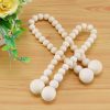 bulk purchase magnetic curtain tiebacks, curtain tie backs for curtains 2 pack, wood bead curtain tiebacks, curtain holders for boho bedroom decor, baby nursery decor, farmhouse decor factory discount