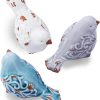 dropship from factory distressed finish ceramic bird figurine home decor - assorted set of 3 mass production supply