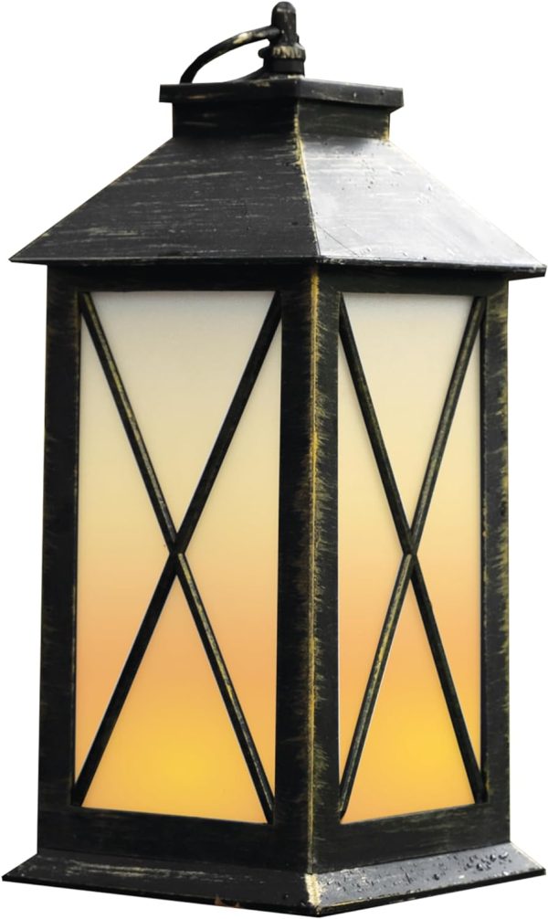 custom wholesale enbrighten basics flameless candle led lantern, battery operated, warm color, with timer, great for indoor décor, bedroom, kitchen, living room 76653 oem/odm services
