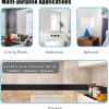 bulk purchase 10m black wood grain removable pvc waterproof border wall decor removable self adhesive kitchen bathroom tiles sticker wallpaper 4.2x390 trade price