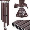 producer to buyer sympathy wind chimes with hummingbird wind spinner, memorial wind chimes for loss of loved one prime, bereavement/sympathy/memorial gift for loss of mother father husband condolence remembrance discounted pricing