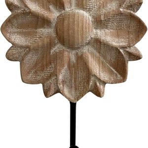competitive pricing flower towel hooks decorative hooks hanger for hanging clothes, keys, towels - decorative wall mount hook command single rack for entryway, bathroom, kitchen one-stop wholesale
