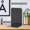 supplier direct vfine bookends 1 pair, bookends for shelves, metal black book ends for shelves, book ends for heavy books, book shelf holder for home office wholesale prices