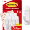 competitive pricing command large utility hooks, holds up to 5 lb, 7 hooks and 12 command strips, damage free hanging wall hooks with adhesive strips, no tools adhesive hooks for hanging christmas decorations one-stop wholesale