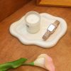 wholesale direct ceramic jewelry tray trinket dish, decorative cloud vanity key tray for women, ring holder dish, cute jewelry plate bowl room decor aesthetic, birthday, white bulk purchase at factory prices