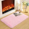global sourcing merelax soft modern indoor shaggy area rug for bedroom livingroom dorm kids room home decorative, non-slip plush fluffy furry fur rugs comfy nursery accent floor carpet 2x3 feet, pink oem/odm services