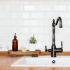 wholesale direct farmhouse wood tray rustic wooden pedestal 12 * 5.5 * 2 inches decorative wood riser for farmhouse kitchen counter bathroom room decor (brown) bulk purchase at factory prices