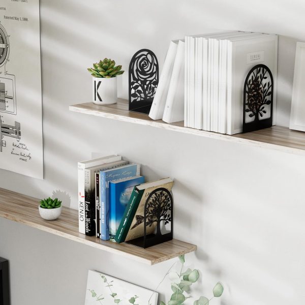 supplier direct maxgear decorative book ends, heavy duty bookends for shelves, metal bookends for heavy books, book shelf holder office bookends black 3pair, books supports, non-skid book stoppers 6.89x4.89x3.54 inch wholesale prices