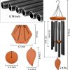 producer to buyer sympathy wind chimes for outside deep tone, memorial loss of a loved, large wind chimes with 6 thicken tubes & hook, outdoor souvenir mother, garden decor discounted pricing