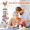 producer to buyer chicken wind chimes for outside,chicken gifts for women/men/sympathy gift/memorial gifts/birthday festival gifts metal windchimes outdoors/indoors,patio decor,garden decor,home,yard decor discounted pricing