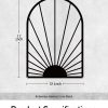 factory direct sokurdeg boho black metal wall decor black minimalist wall art large bohemian line metal wall art black boho wall art for bedroom bathroom living room (3 pack, 12 x 17 in) volume discount