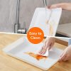 wholesale direct lifewit serving tray plastic for party supplies, 15" x 10" platters for serving food, 3 pcs white reusable tray for veggie, snack, fruit, cookies, desserts in kitchen/pantry organization bulk purchase at factory prices