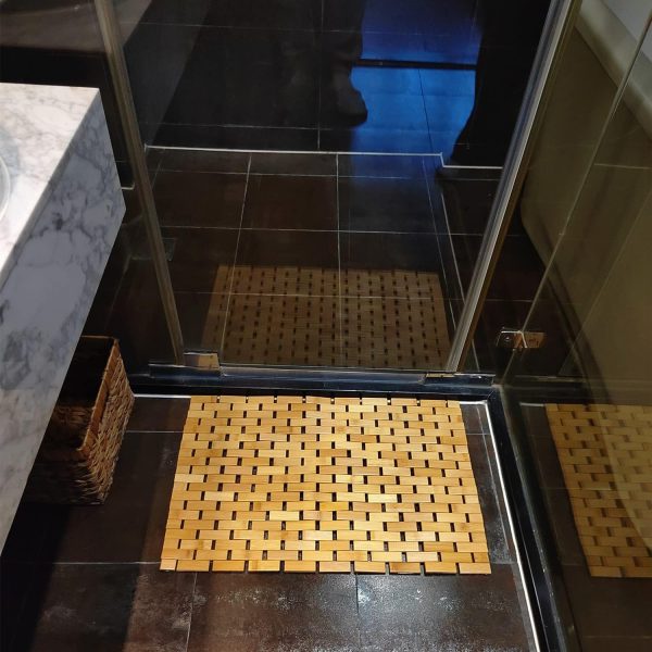 manufacturer direct hjjkkh bath mat rayon derived from bamboo 15.7x 23.6 inches, non slip and foldable floor shower bath mat for bathroom, bathtub, shower, sauna, hot tub trade price