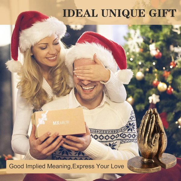 supplier direct book ends to hold books heavy duty - book ends for shelves, mxarltr decorative bookends for heavy books with anti-slip base book stopper for home office meditation yoga room decor (antique brass) wholesale prices