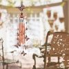 producer to buyer wind chimes outdoor clearance, butterflies aluminum tube windchime with s hook,patio garden decor, housewarming gift. discounted pricing