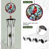 producer to buyer wind chimes for outside 24" cardinal wind chimes outdoor wind chimes home patio outdoor garden decor windchimes outdoors cardinal gifts for women mom grandma sisters discounted pricing