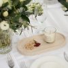 wholesale direct koville turkish natural travertine tray, 12"x6" vanity decorative marble tray for countertop organizer, catchall tray for perfume, candles, jewelry dish tray bulk purchase at factory prices