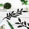 bulk purchase 2 pieces wooden vine olive branch leaf leaf wall decor,farmhouse signs for living room decoration (black) trade price