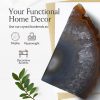 supplier direct nature's decorations agate bookends - a quality natural geode book ends with rubber bumpers for shelves, office, home decor - heavy duty cool stone bookend pair for decoration (2-3 lb) wholesale prices