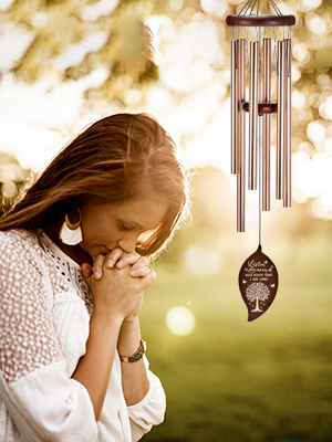 producer to buyer wind chimes for outside, memorial wind chimes with engraved tree of life,sympathy gifts for loss of loved one, memorial gifts for loss of mom,bereavement gift idea,32”wind chimes outdoor garden discounted pricing