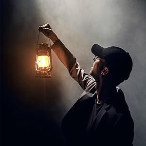 custom wholesale yakii led vintage flame lantern metal outdoor hanging lantern with dancing flame battery operated halloween outdoor indoor decoration(black) oem/odm services