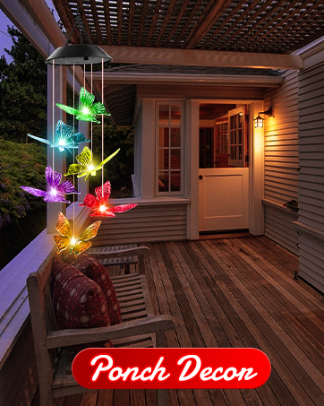 producer to buyer white elephant gifts women stocking stuffers christmas solar lights outdoor gifts for mom grandma wife, winzwon butterfly wind chimes waterproof for outside garden patio yard porch decorations discounted pricing