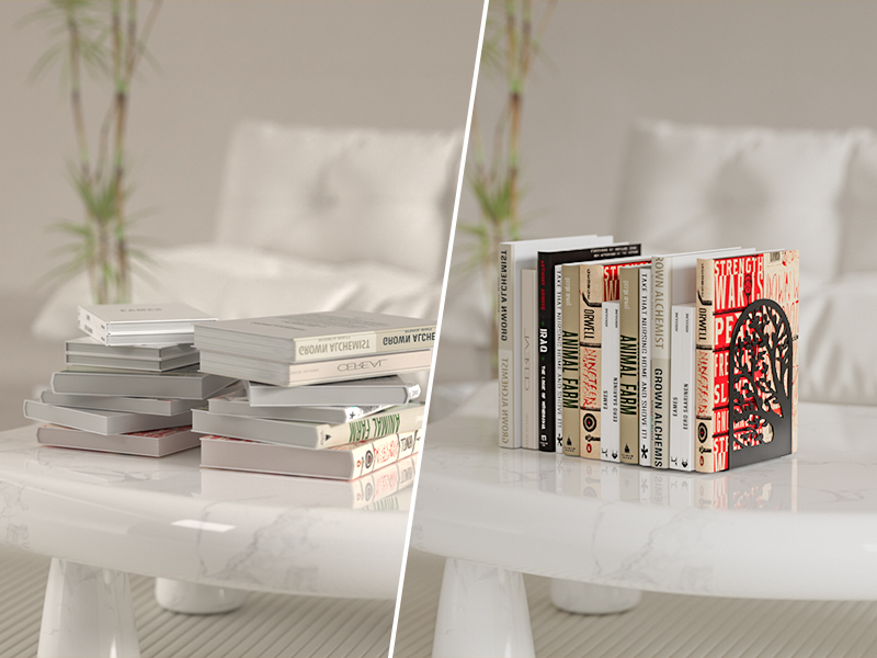 supplier direct vfine bookends for shelves decorative 1 pair, tree metal bookends, book holder for shelf, unique black book stoppers for shelves, home decorative book ends wholesale prices