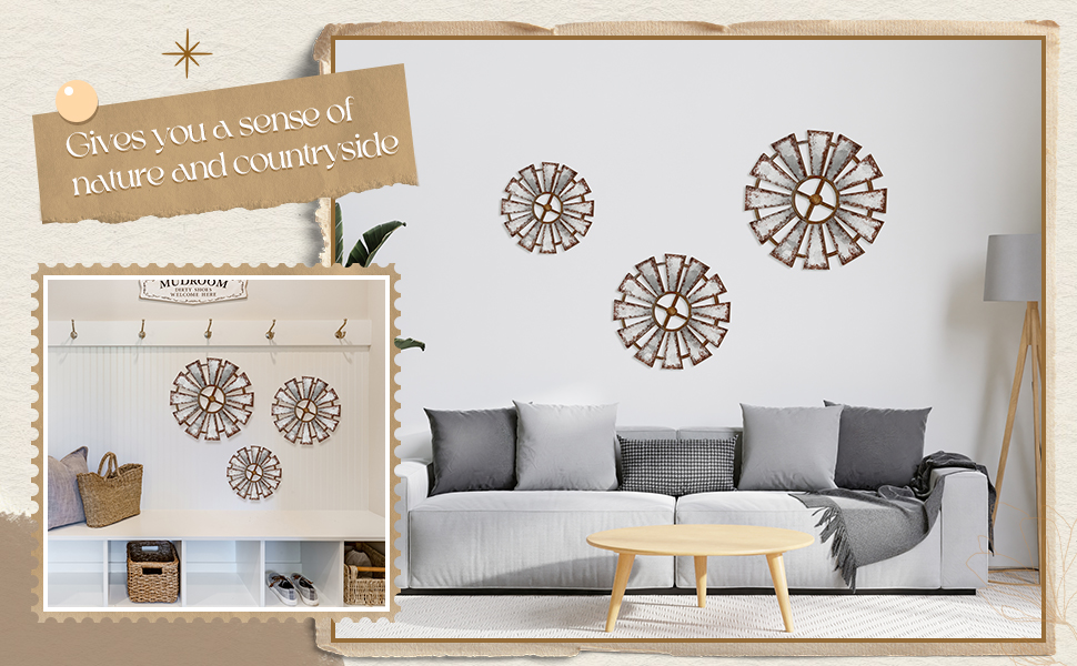 bulk purchase yookeer 3 pcs wood windmill wall decor farmhouse wall decor hanging decoration wooden windmill kitchen decor rustic wall decor living room sculpture art for bedroom nursery home decor(farmhouse) trade price