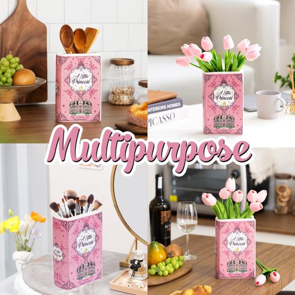 oem/odm services book shaped decorative vase ceramic vases for home decor vase for book lovers (a little princess) affordable bulk deals