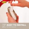 competitive pricing command 5 lb large brushed nickel color hooks, 1 hook and 2 command strips, damage free coat hooks with adhesive strips, traditional hooks for hanging christmas decorations one-stop wholesale