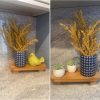 wholesale direct farmhouse wood tray rustic wooden pedestal 12 * 5.5 * 2 inches decorative wood riser for farmhouse kitchen counter bathroom room decor (brown) bulk purchase at factory prices