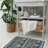 global sourcing lahome boho moroccan throw rug,washable black white 2x3 entryway rug non slip,low-pile soft bath mat rustic tribal kitchen farmhouse rugs for entry front door (2x3ft) oem/odm services