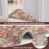 global sourcing washable area rug, 2x3 small entryway rug non-slip boho vintage rug with rubber backing, low pile faux wool soft distressed rug floor carpet for indoor door mat, kitchen, laundry bathroom oem/odm services