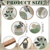 bulk purchase 5 pcs boho wooden wall art - bohemian geometric hanging decor for living room, bedroom - 10'' and 8'' greenery minimalist farmhouse wall hangings trade price