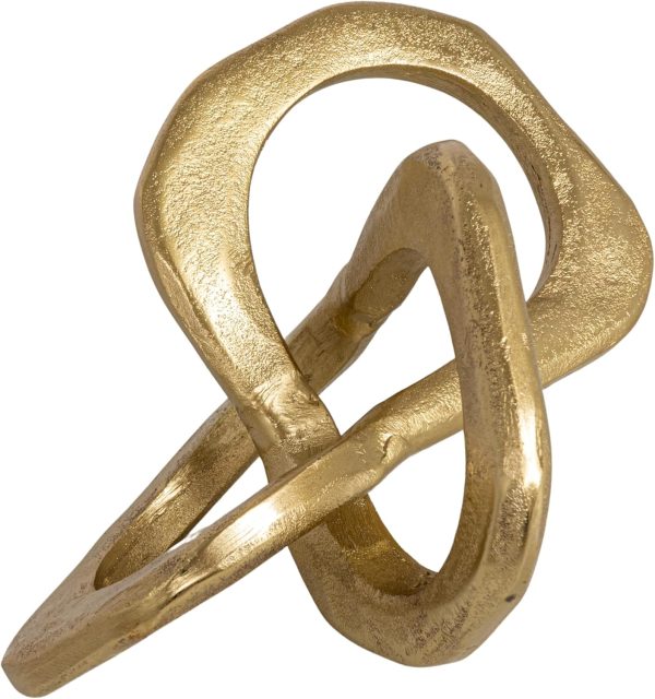 dropship from factory bloomingville gold abstract metal figurine mass production supply