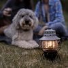 custom wholesale barebones railroad lantern, camping lantern or outdoor light, rechargable battery, vintage rairoad style lantern, slate gray oem/odm services