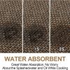 manufacturer direct kitchen mat set of 2 pcs, cushioned non slip rugs for kitchen floor, absorbent runner comfort standing mats washable for kitchen, office, home (brown, 17.3"x47"+17.3"x30") trade price