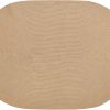 manufacturer direct 1.7x2.6 foot oval no shed jute rug natural fiber reversible collection chunky jute area rugs handmade bamboo entryway rug for high traffic areas in living room, bedroom kitchen outdoor trade price