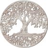 bulk purchase tree of life wooden wall art decor wooden tree wall sculpture 11.8 inch tree of life wood wall decor hollowed out tree wall hanging sign for farmhouse home wall hanging decoration supplies (white) trade price
