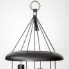 producer to buyer corinthian bells by wind river - 30 inch black wind chime for patio, backyard, garden, and outdoor decor (aluminum chime) made in the usa discounted pricing